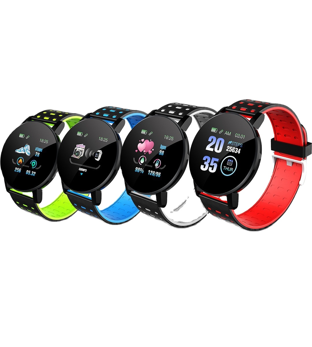 BFT9 Promotional 2020 IOS Android waterproof sleep tracker fitness tracker 119Plus smartwatch sport smart watch bracelet