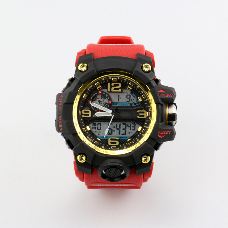 Japan Digital Watch Analog Digital Luxury LED Display Sport Watches For Men